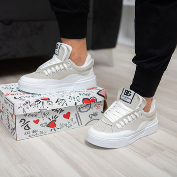 ADIDASI DG MEGA SKATE SNEAKERS WHITE-BEIGE ABDG1